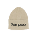 Palm Angels Classic Logo Beanie 'Beige/Black'