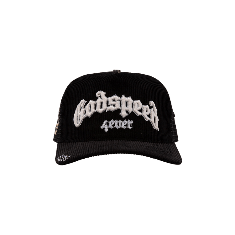 Godspeed GS Forever Boom Trucker Hat 'Black Corduroy'