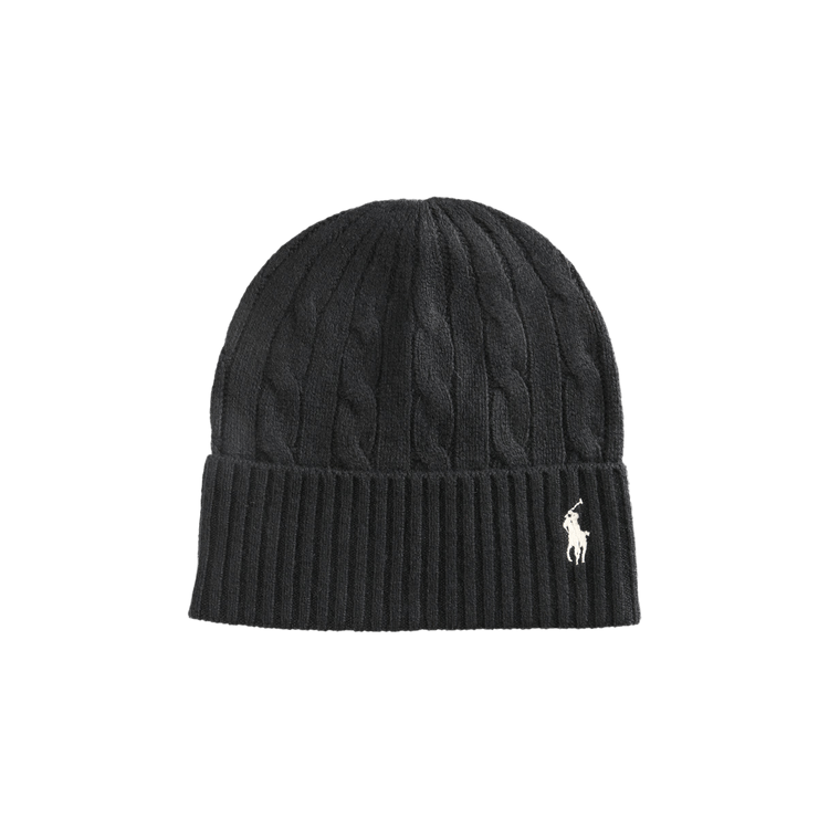 Polo Ralph Lauren Cashmere Cable Beanie 'Black'
