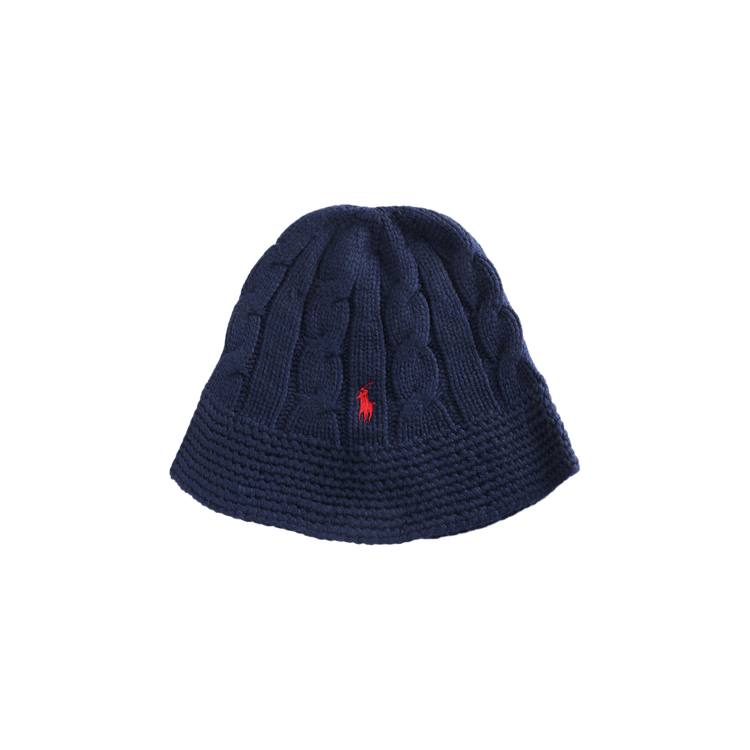Polo Ralph Lauren Cable Bucket Hat 'Hunter Navy'
