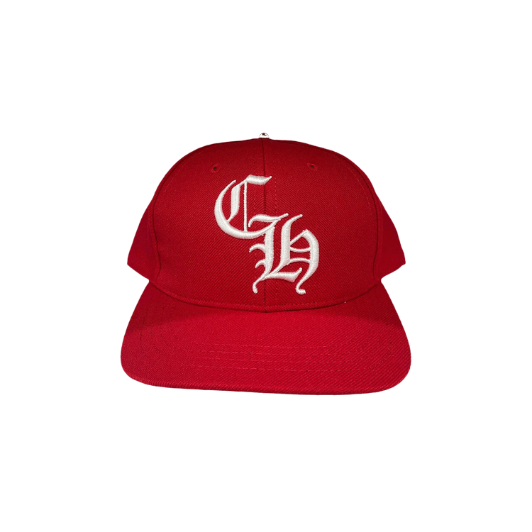 Chrome Hearts Essentials LA Exclusive Baseball Wool Cap 'Red'