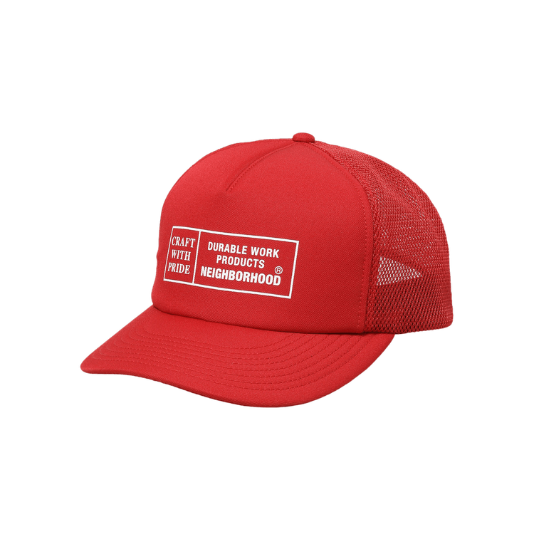 Neighborhood Mesh Cap 'Red'