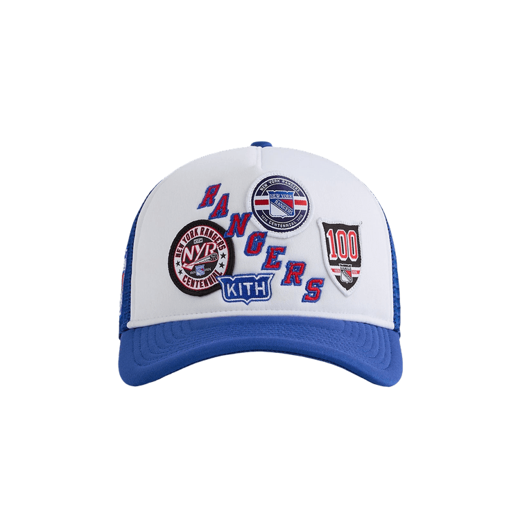 Kith x New Era For The New York Rangers 9forty Poly Foam Trucker Hat 'Cyclone'