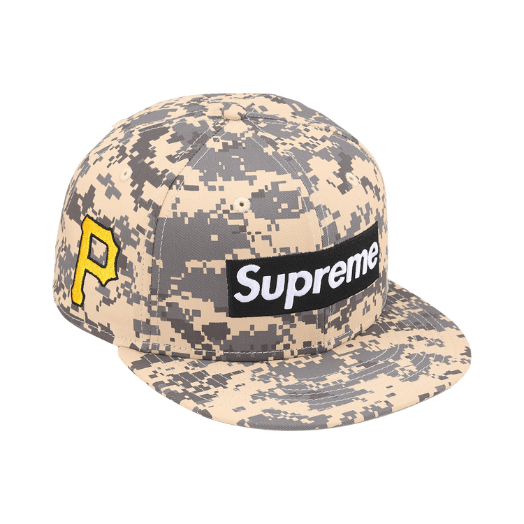 Supreme x MLB Teams Box Logo New Era 'Digi Camo Pittsburgh Pirates'