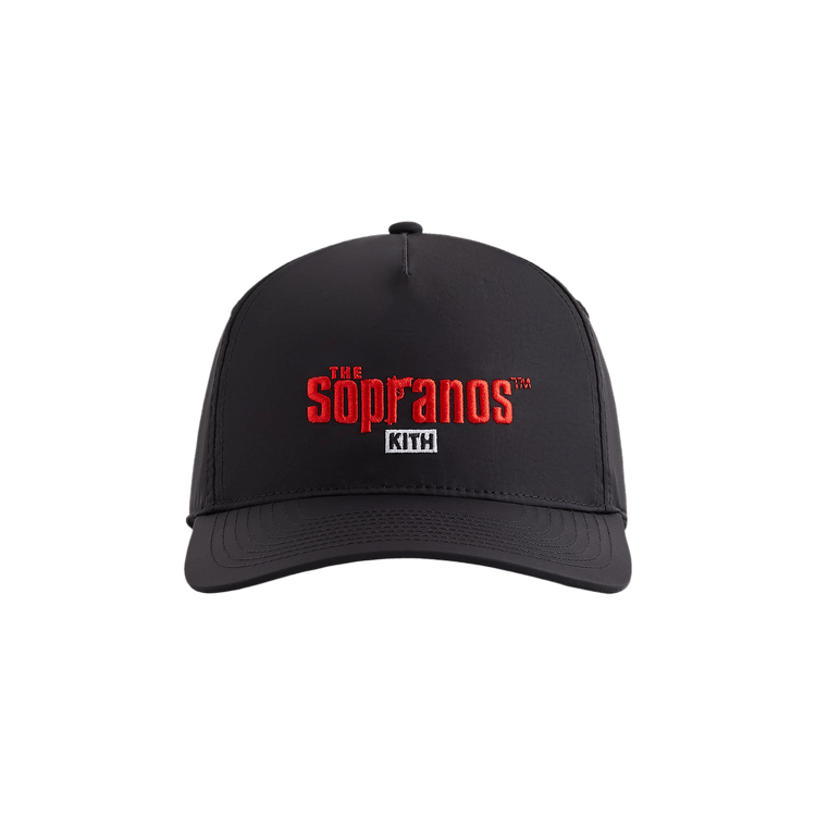 Kith For The Sopranos Nylon Bay Low Pinch Crown Snapback 'Black'