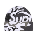 Supreme Camo Big Logo Beanie 'Snow Camo'
