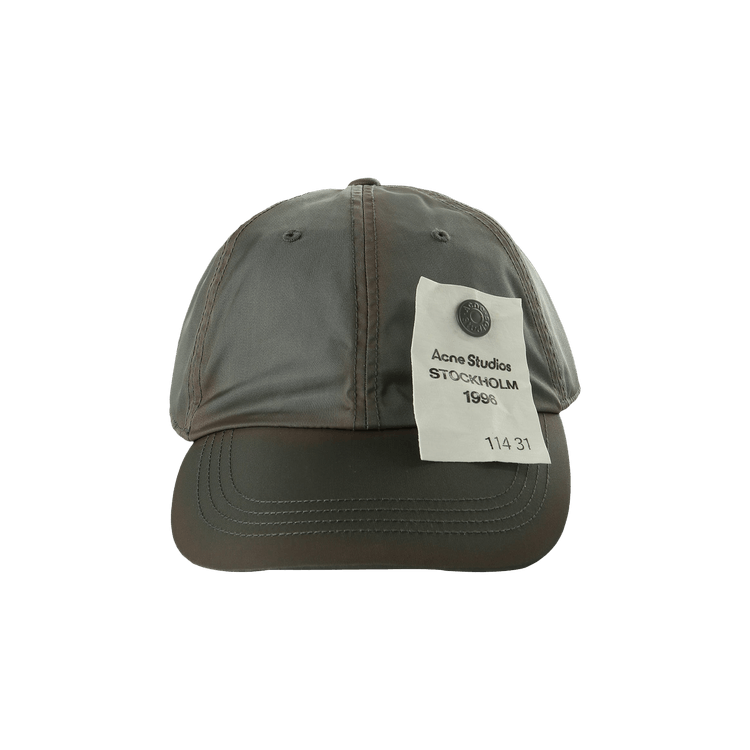 Acne Studios Curved Brimit Panel Design Hat 'Stone Grey'