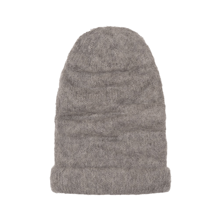 The Elder Statesman Thistle Lenny Beanie 'Light Heather Grey'