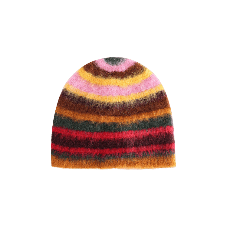 The Elder Statesman Thistle Pacific Stripe Beanie 'Multicolor'