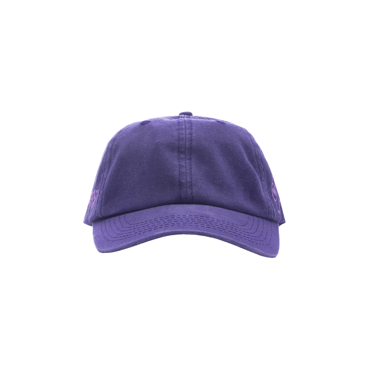 Pleasures Scrawl Polo Cap 'Eggplant'