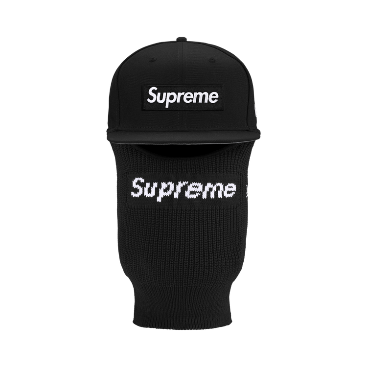 Supreme Box Logo New Era + Balaclava 'Black'