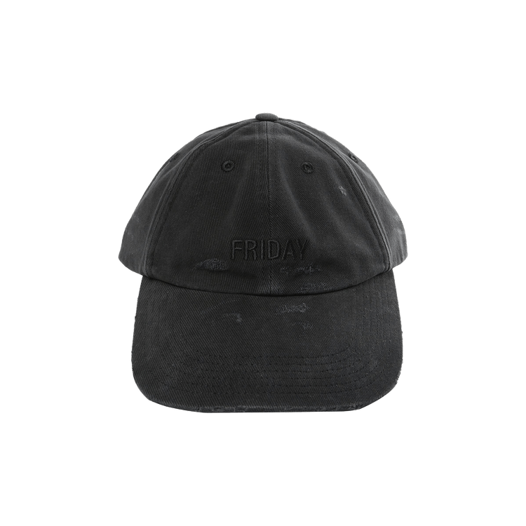 Vetements Friday Distressed Cap 'Black'