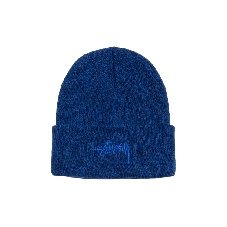 Stussy Cuff Beanie Stock 'Marled Blue'