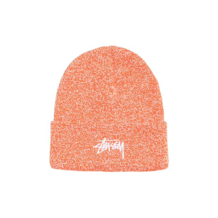 Stussy Cuff Beanie Stock 'Marled Orange'