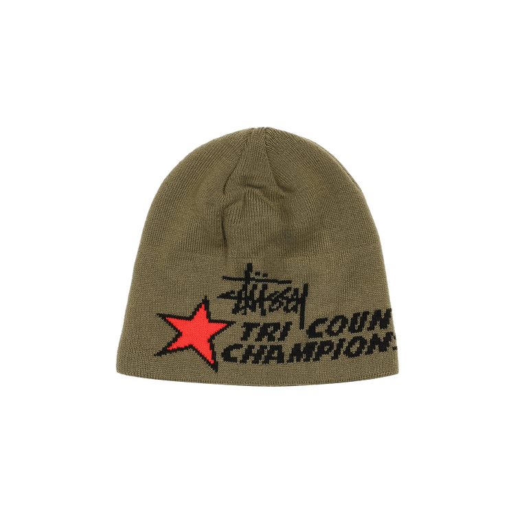 Stussy Tri County Skullcap 'Army Green'