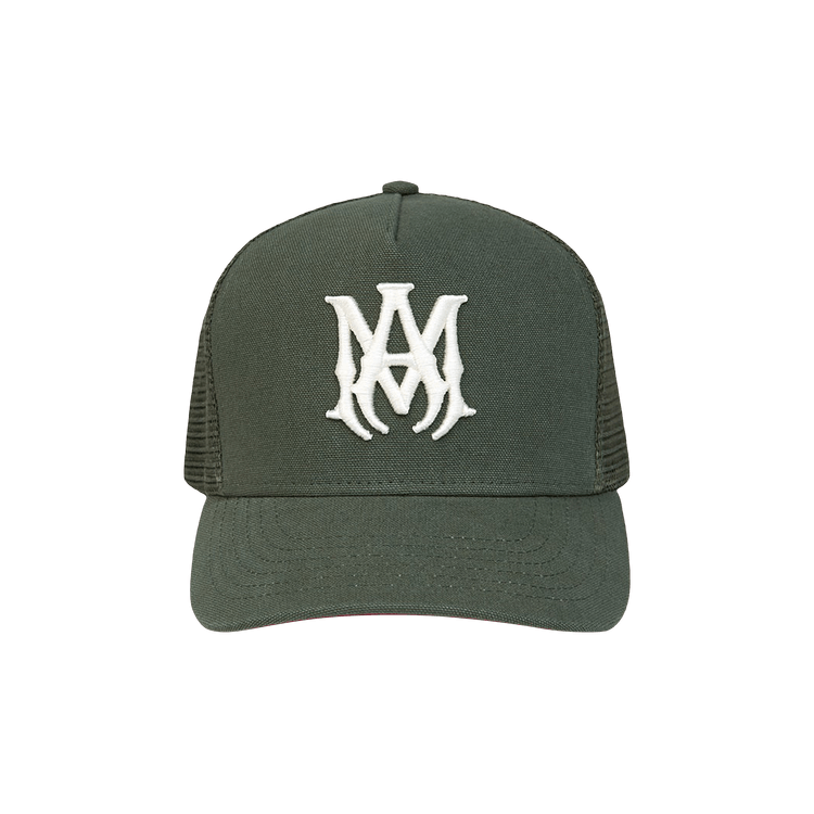 Amiri MA Trucker Hat 'Dark Sage'