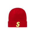 Supreme x New Era Logo Beanie 'Red'