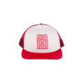 Chrome Hearts Eyechart Trucker Hat 'Red'