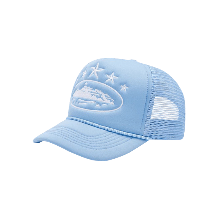 Corteiz 5 Starz Alcatraz Trucker 'Baby Blue'