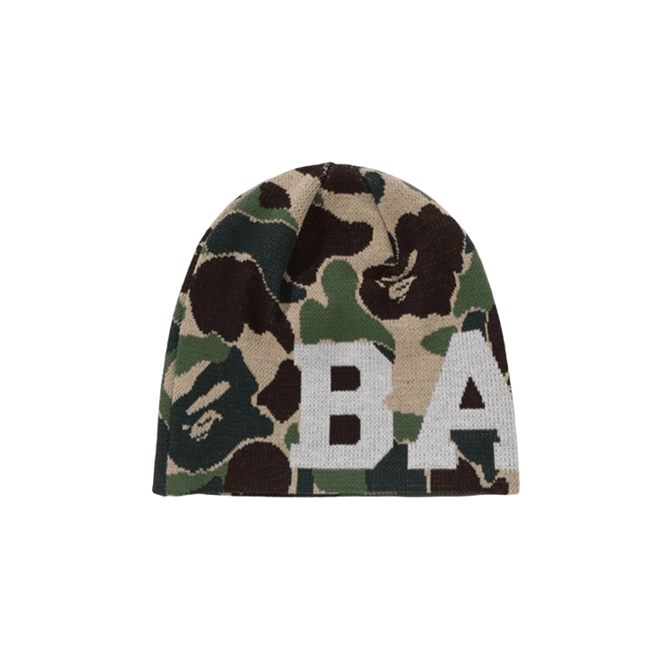 BAPE ABC Camo Knit Cap 'Green'
