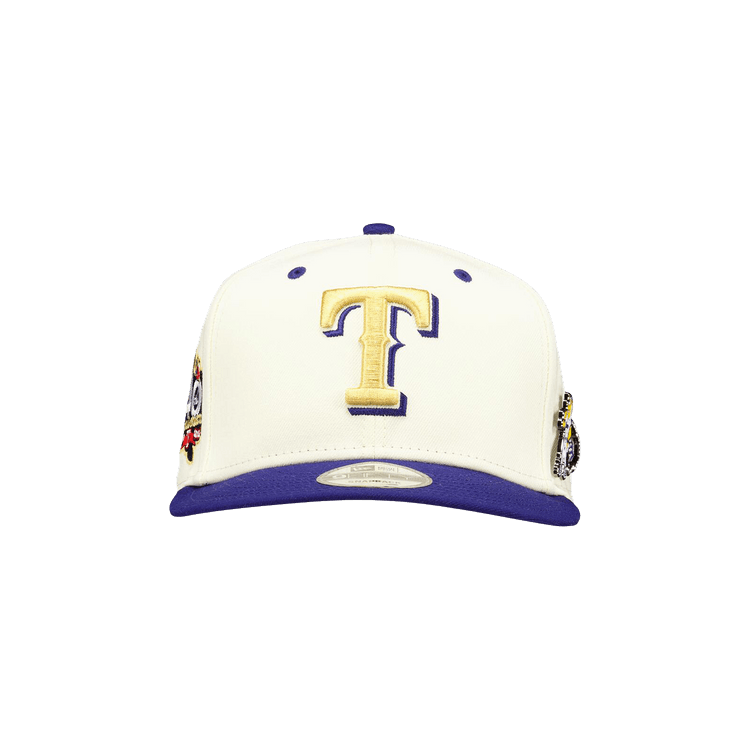 New Era Texas Rangers Mascot Pin Snapback 'Cream/Dark Blue'