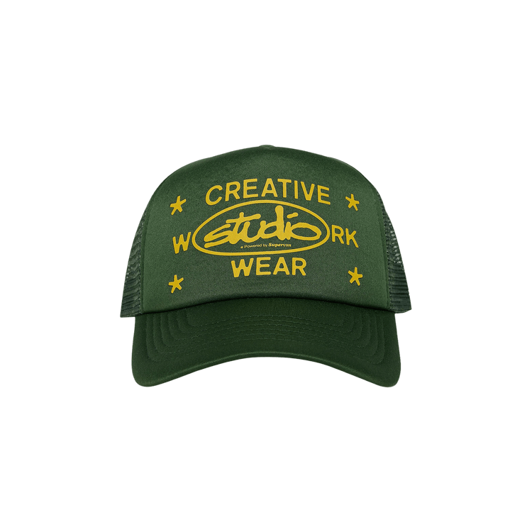 Supervsn CWW Trucker Hat 'Forest Green'