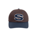 Stussy Low Profile Chenille S Snapback 'Dark Brown'