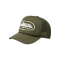 Corteiz Island Puff Print Trucker Hat 'Olive'