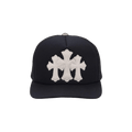 Chrome Hearts Cemetery Cross Trucker Hat 'Black'