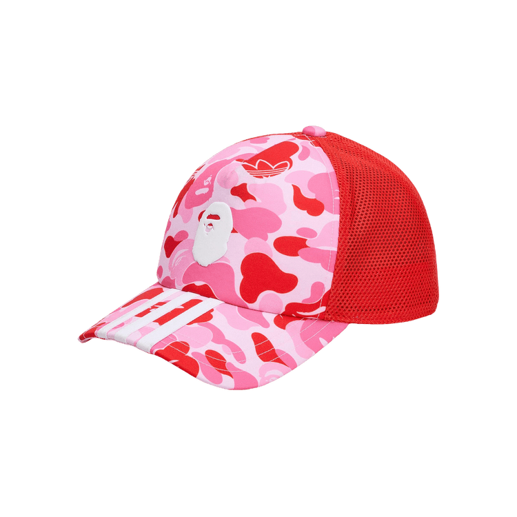 Adidas x BAPE Trucker Cap 'Clear Pink'