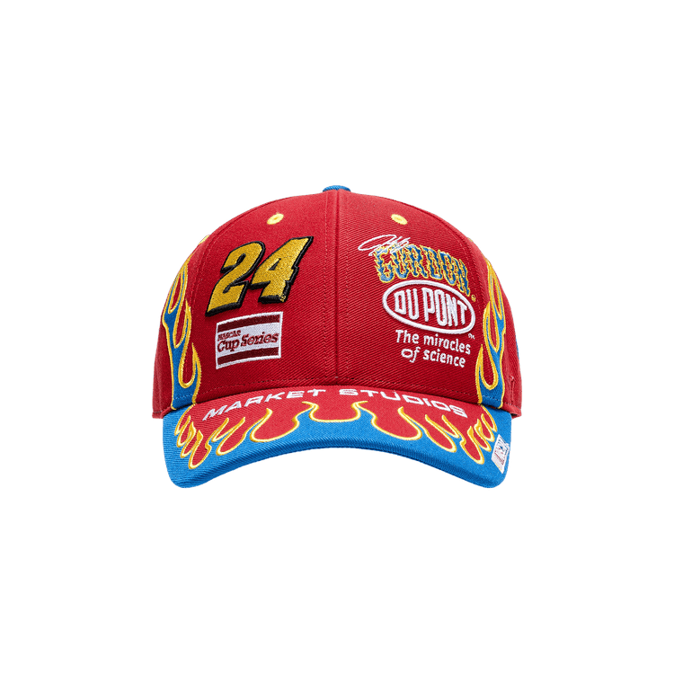 Market x Nascar X 47 Flames Jeff Gordon Hitch Hat 'Torch Red'