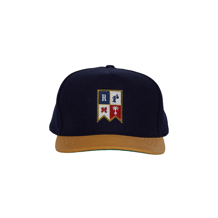 Rhude Harbor Crest Hat 'Navy/Brown'