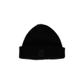 Vetements Leather Biker Cross Label Beanie 'Black'
