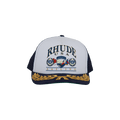 Rhude USA Sailing Icon Trucker Hat 'Navy/White'