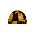 Diet Starts Monday Checkered Beanie 'Yellow/Black'