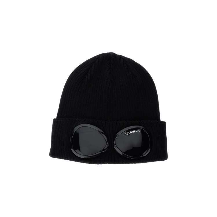 C.P. Company Cotton Goggle Beanie 'Black'