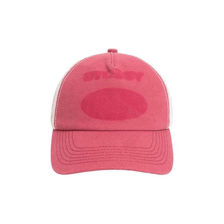 Stussy Ghost Logo Trucker 'Red'