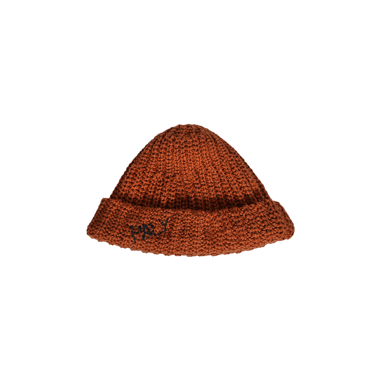 Paly Hollywood Hand Knit Beanie 'Burnt Orange'
