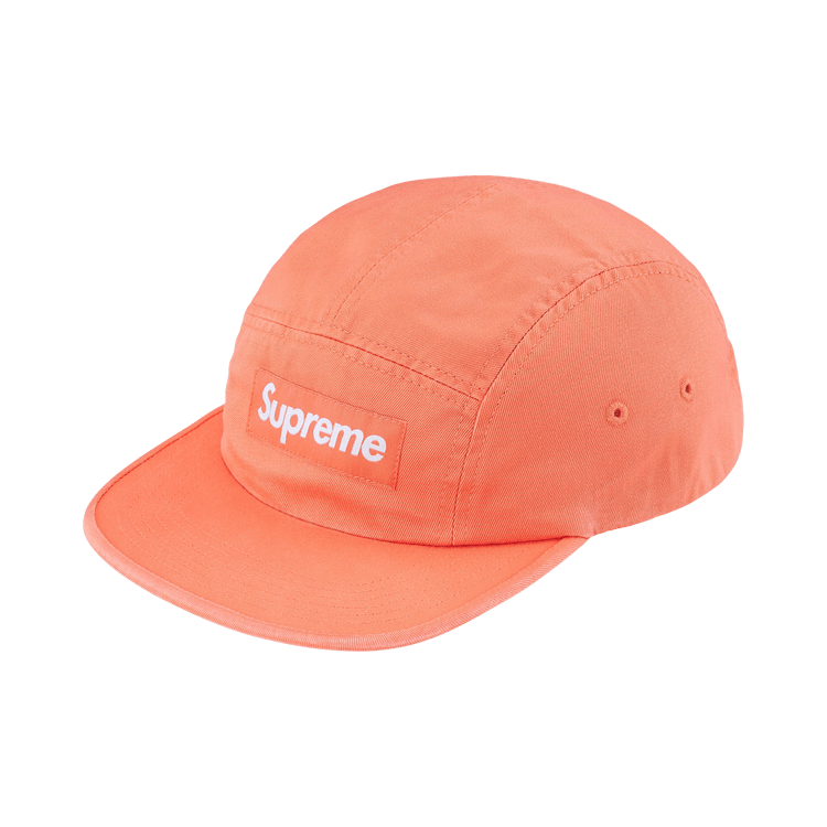Supreme Washed Chino Twill Camp Cap 'Light Orange'