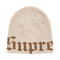 Supreme Old English Printed Beanie 'Stone'