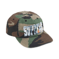 Supreme Embroidered Money Logo 6-Panel 'Woodland Camo'
