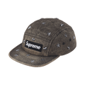 Supreme Stars Studded Denim Camp Cap 'Washed Black'