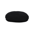 Marine Serre Felted Wool Beret 'Black'