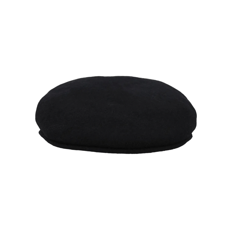 Marine Serre Felted Wool Beret 'Black'