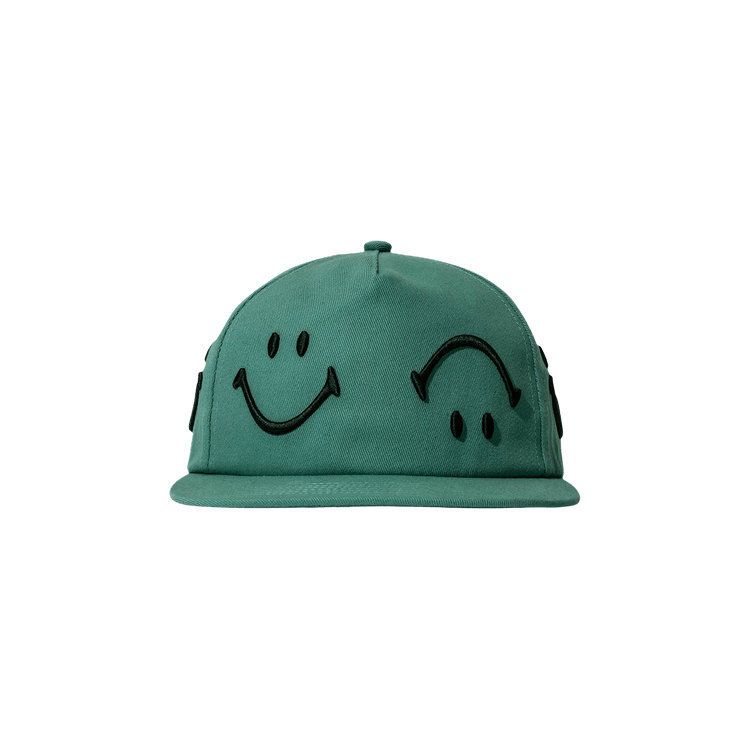 Market Smiley Face 6-Panel Hat 'Malachite Green'
