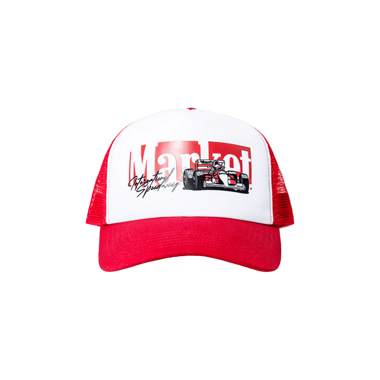 Market Formula One Trucker Hat 'Red/White'