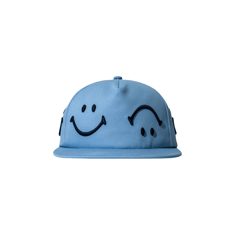 Market Smiley Face 6-Panel Hat 'Dusk Blue'