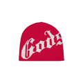 Godspeed OG Logo Studded Beanie 'Red/White'