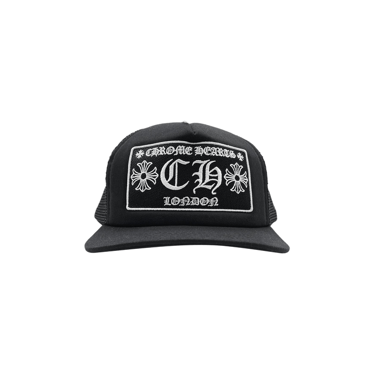 Chrome Hearts London Embroidered Patch Baseball Cap 'Black'
