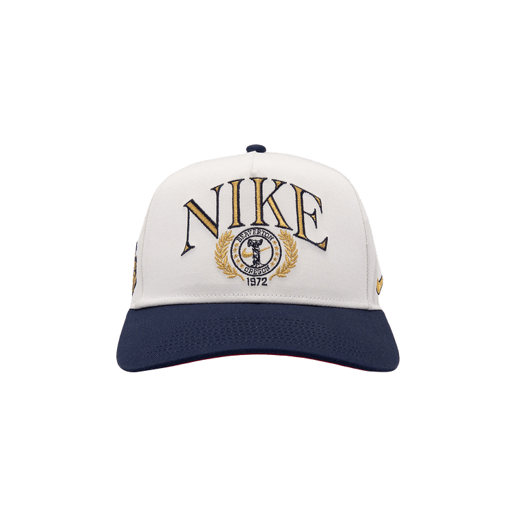 Nike Rise Structured A-Frame Cap 'Sail/Midnight Navy/Team Crimson'